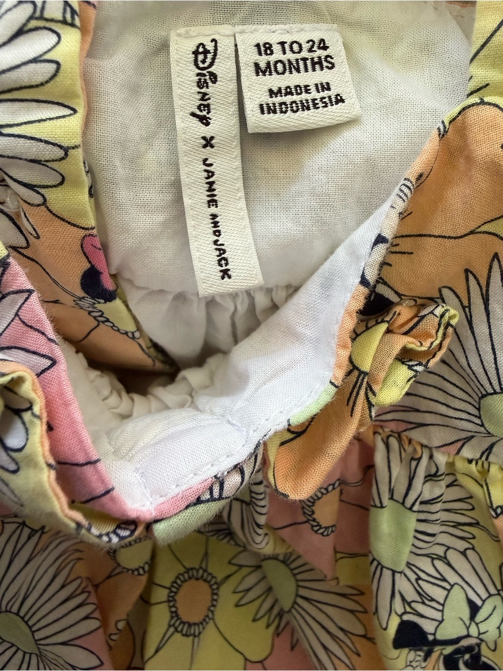 Janie and Jack Disney Minnie Daisy Floral Sundress 18-24M 🌼 - Picture 4 of 5